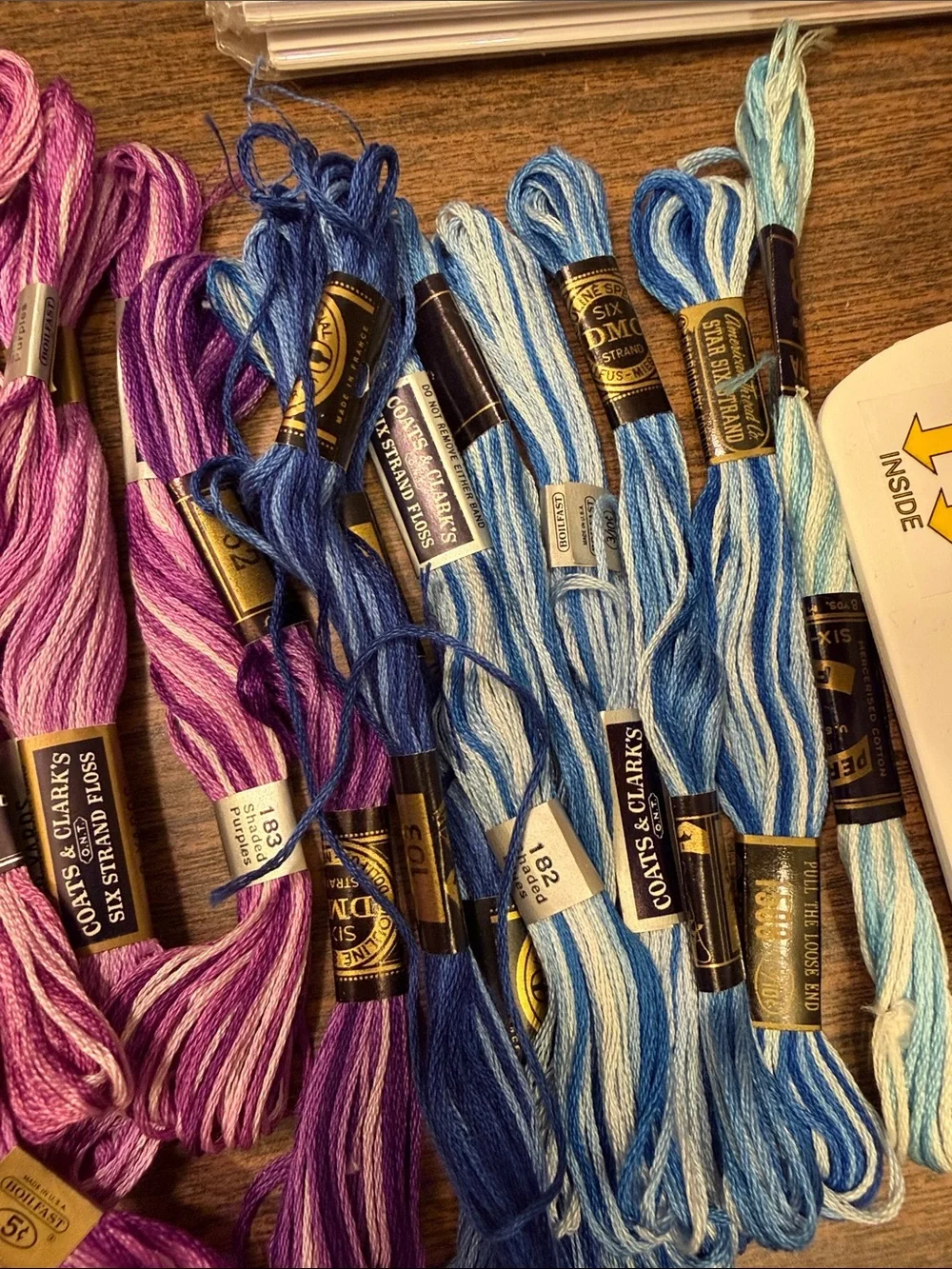 Vintage Embroidery Floss Assortment - Multicolor Set